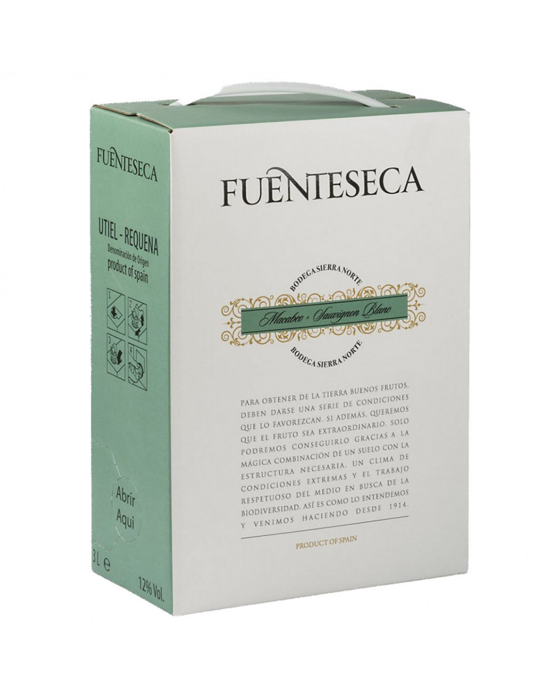 Fuenteseca BiB Organic White (Bag in Box 3L) 4-pack
